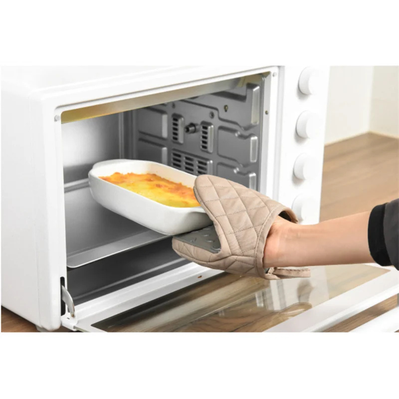 1pc Kitchen Anti scald Oven Gl - Oven Mitt Silicone 评论和价格