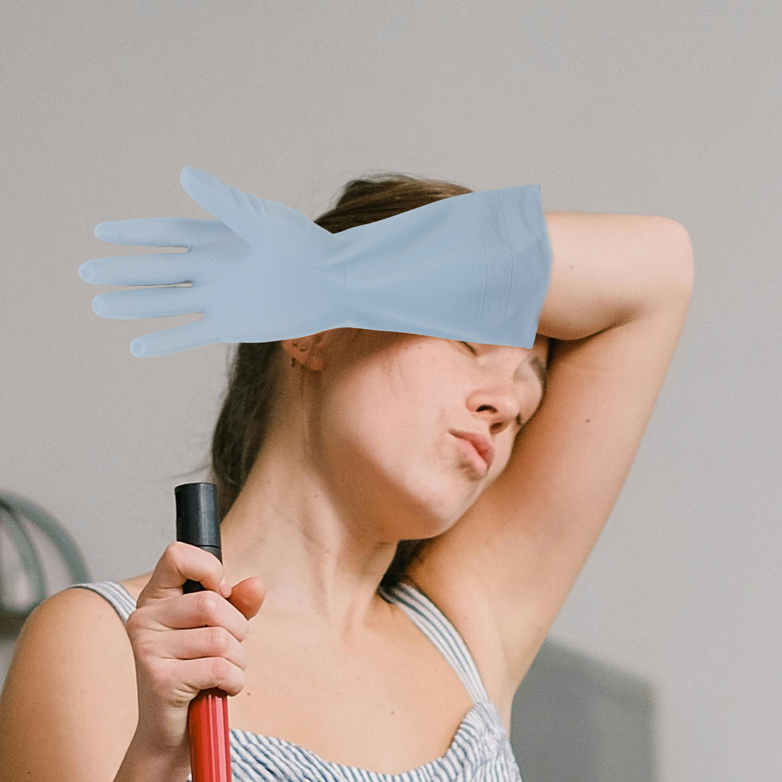 3Pairs Waterproof Rubber Kitch - Dish Glove Rubber 评论和价格