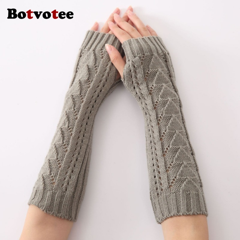 Botvotee for Women Winter Knit - Fingerless Glove Knit 评论和价格