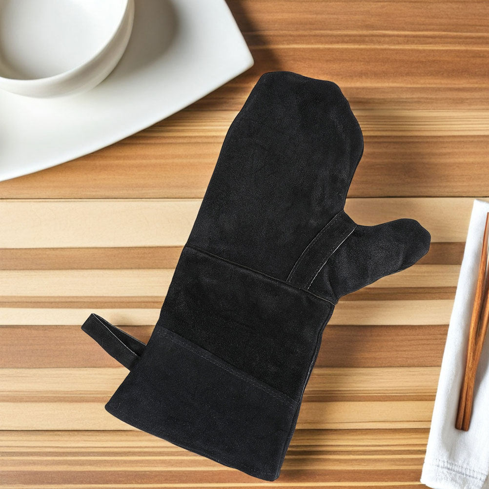 3Pcs Heat Resistant Black Oven - Heat Resistant Glove 评论和价格