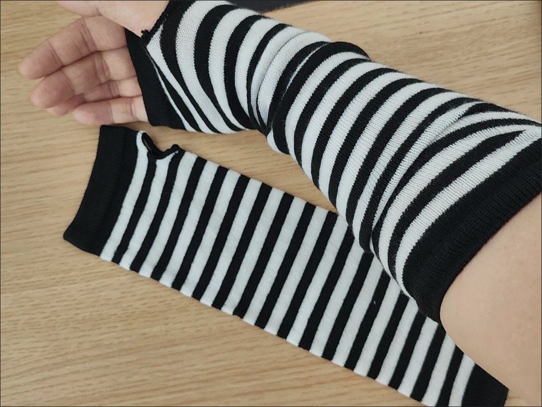 2pairs Warmer Knitted Long Fin - Fingerless Glove Knit 评论和价格