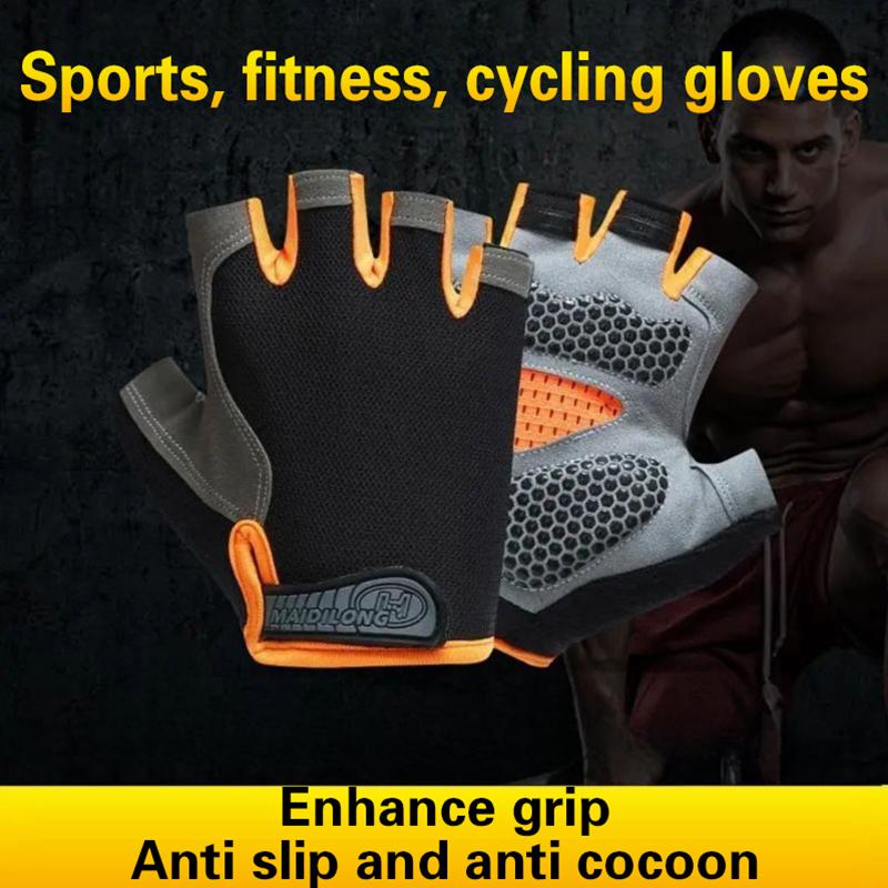 Unisex Half Finger Cycling Glo - Cycling Glove Padded 评论和价格